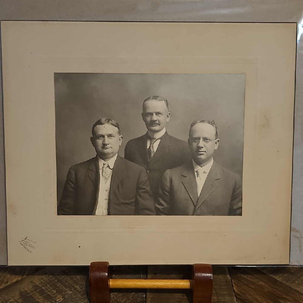 Vintage Black and White Portrait Photograph